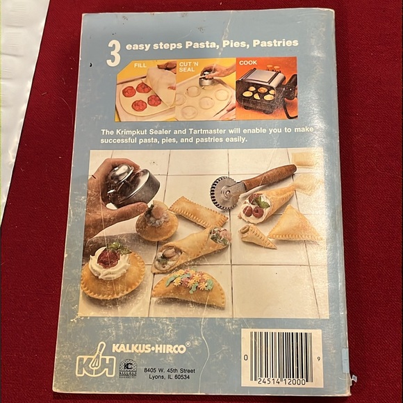 RARE TART Recipes BOOK Pasta Pies Pastries Recipes Ursula Kaiser, 116 pages VTG - Picture 16 of 16